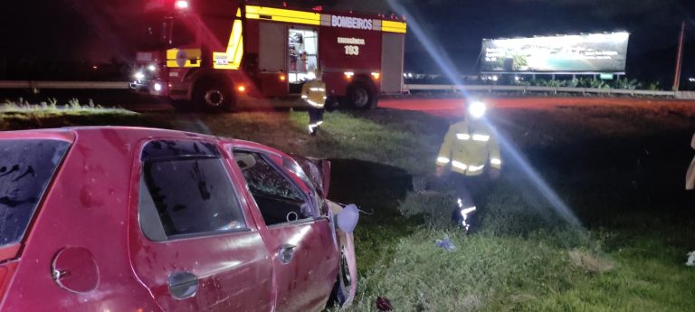 Colisão frontal deixa motorista ferido na BR-470, em Navegantes