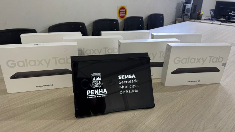 Penha adquire tablets para modernizar trabalho dos Agentes Comunitários de Saúde