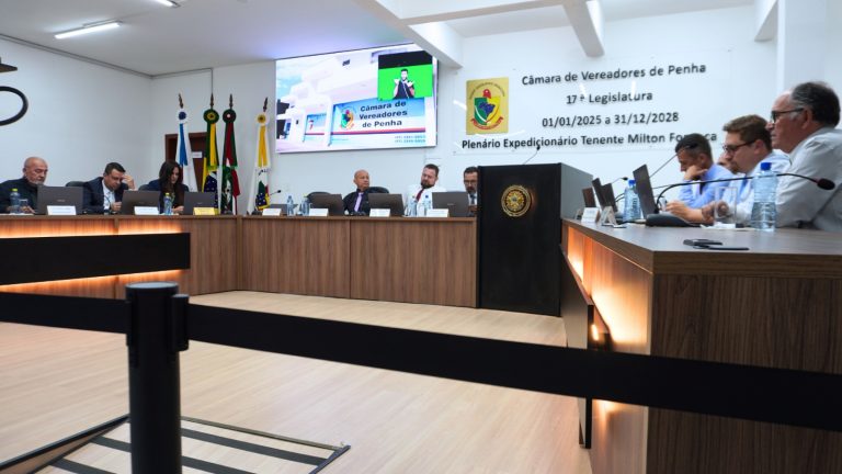 Câmara de Penha aprova Moção de Aplauso à Associação Pró-Judô e delibera sobre recomposição de CPI