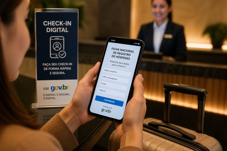 Check-in digital passa a ser obrigatório em hotéis e pousadas em todo o Brasil