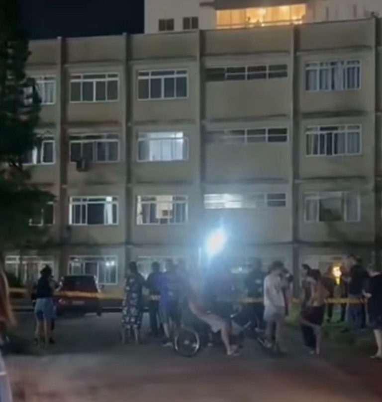 Prédio apresenta falha estrutural e moradores são evacuados às pressas em Itajaí
