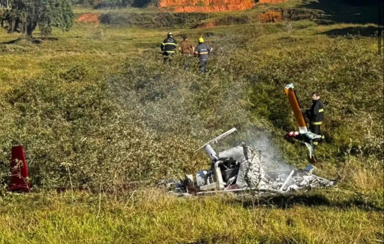 Helicóptero que caiu e matou piloto em SC estava impedido de voar desde 2024