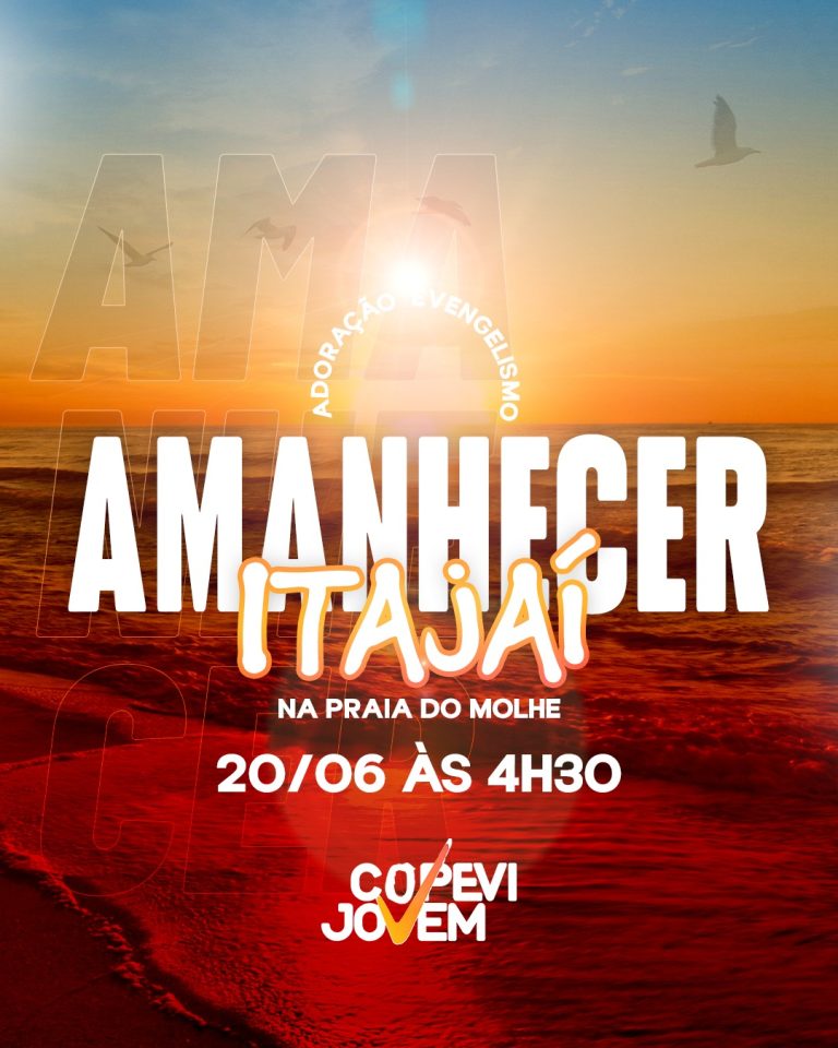 Amanhecer COPEVI Jovem convida comunidade para manhã de fé, adoração e esperança em Itajaí